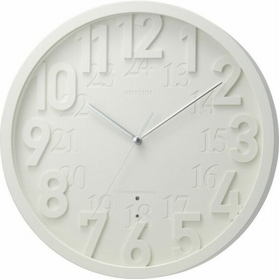 掛け時計 電波時計 壁掛け時計 リズム時計 おしゃれ 北欧 かっこいい 白 ホワイト シンプル かわいい リビング ダイニング インテリア 子供部屋 8my4rh03 08 通販 Lineポイント最大get Lineショッピング
