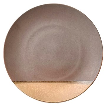 炎釉雙彩-日本製 陶瓷  28.5 x 3cm  1個