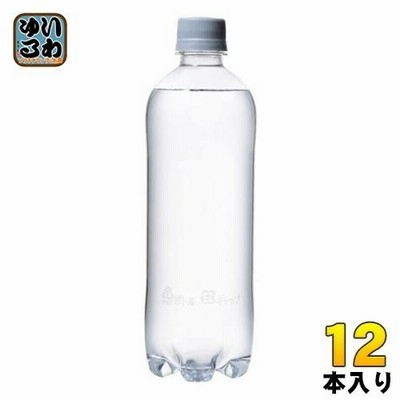 ポッカサッポロ おいしい炭酸水 ラベルレス 600ml ペットボトル 12本入