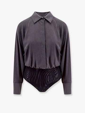 Tempo silk shirt with body detail - MAX MARA - gender_Woman