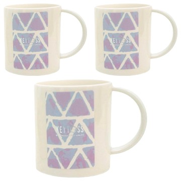 KEYTOSS 詰朵斯 WATER 環保水杯 簡約圖案 美觀實用 質感細膩 不粗糙不傷手 台灣製造 11*7.5*9公分  顏色隨機  3個