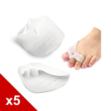 糊塗鞋匠 優質鞋材 J33 柔軟三趾固定套 5雙