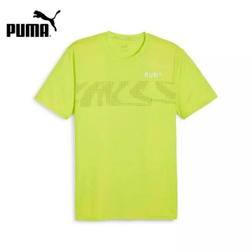【PUMA】 慢跑系列Run Fav圖樣短袖T恤(M)_男性_52500339_歐規｜官方直營