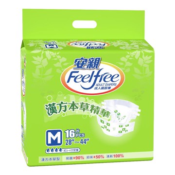 【安親】成褲漢方草本M號16片*6包/箱