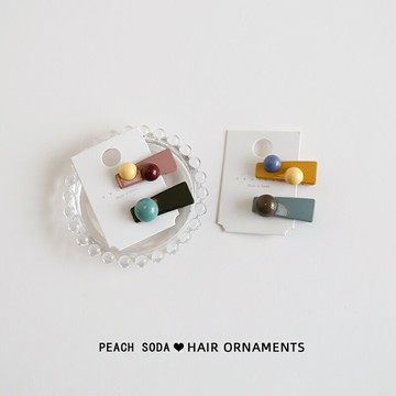 日系簡約可愛糖豆小發夾劉海夾少女森系邊夾碎發夾鴨嘴夾頭飾發飾