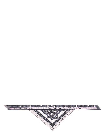 pucci "bandeau" triangle scarf in print mix