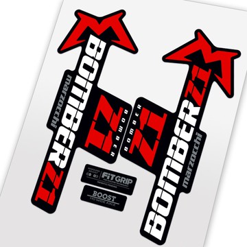 2018新款馬祖奇Z1前叉貼紙山地車貼單車個性改裝防水定制