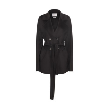 Sportmax - Black Virgin Wool And Cashmere Blend Ella Coat