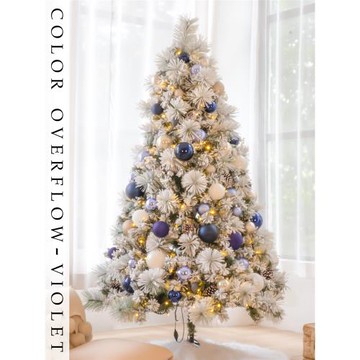 2024新款圣誕樹家用發光裝飾套餐Christmas tree ins風高級感