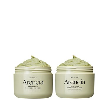 Arencia 綠意清新年糕潔面乳120g雙入組