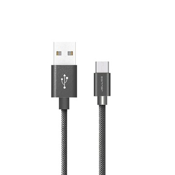 JELLICO 優雅系列 Type-C充電傳輸線 1M 黑色 / JEC-GS10-BKC
