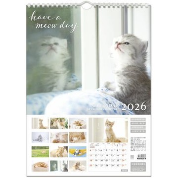 晴天Sonnig2026年貓咪4K月曆B/SCC22179B