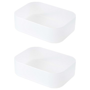 MUJI 無印良品 PP化妝盒  1/4 橫型  2組