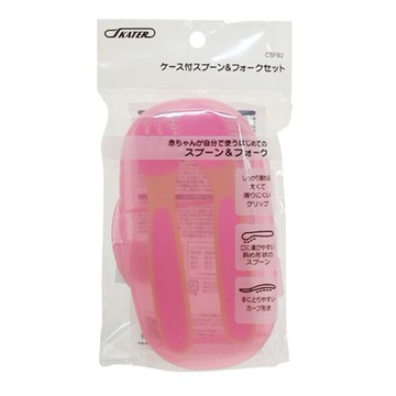 skater 盒裝易握彎角叉匙