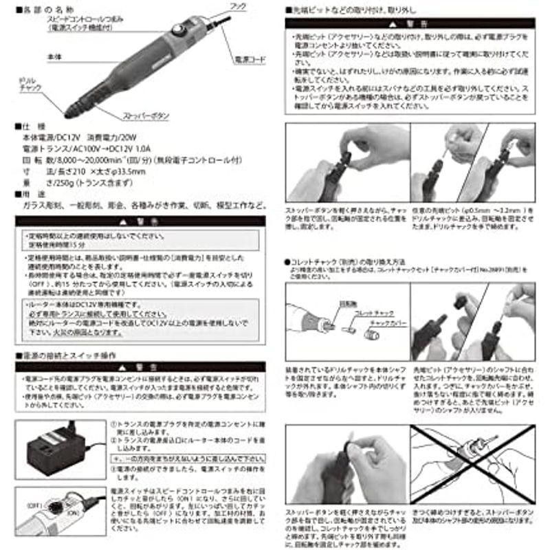 proxxon プロクソン ミニルーターセット No.28512-SK | LINEショッピング