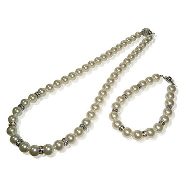 【小樂珠寶】3A正圓南洋深海貝珍珠套組