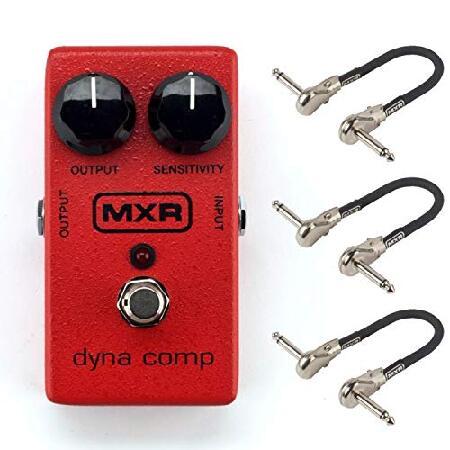 MXR M102 Dyna Comp Compressor Pedal Bundle with MXR Patch Cables