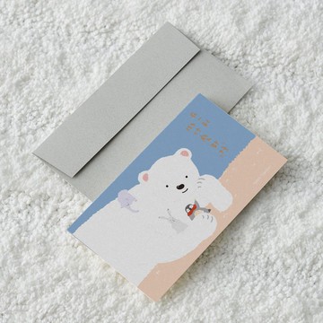 懷特熊系列卡片-在一起做什麼都好