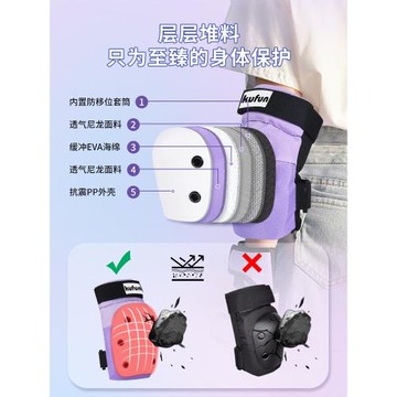 酷峰滑板護具頭盔套裝陸沖輪滑專業防護全套保護裝備兒童成人護膝