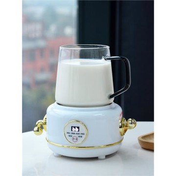 大容量花茶杯養生壺可加熱牛奶杯平底高硼硅玻璃杯帶把手上班喝水