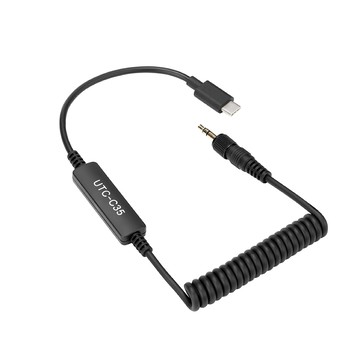 Saramonic 楓笛 UTC-C35 USB Type-C 專用麥克風轉接線 3.5mm轉USB Type-C接頭 輕巧易於攜帶  1個