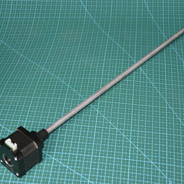 3D打印機配件貫通軸 梯形絲桿42步進電機 絲杠 TR8x20 長450mm
