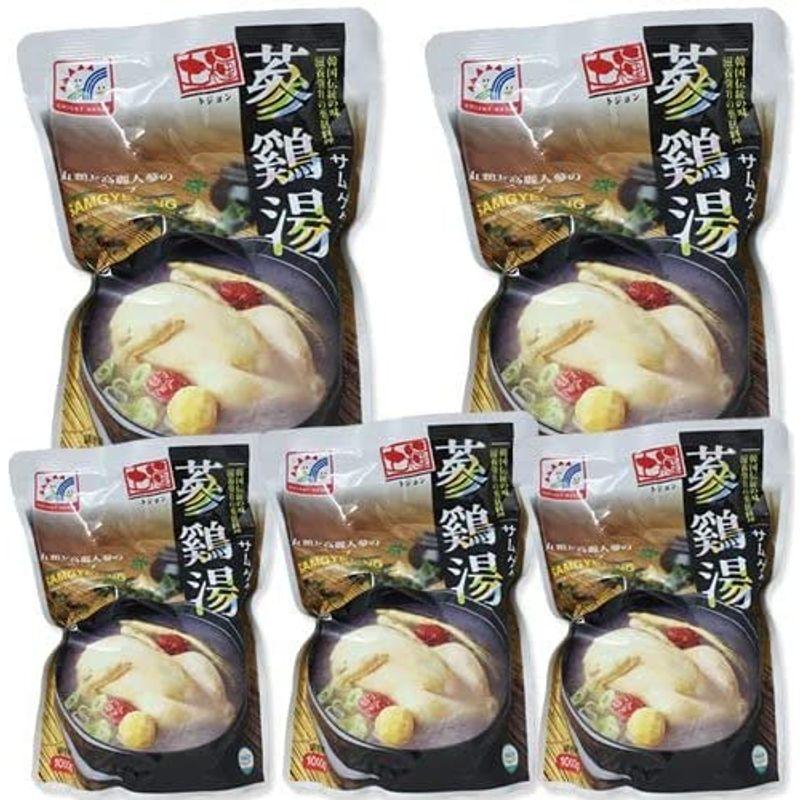 韓国宮廷料理・参鶏湯(サムゲタン)1kg×５個 韓国食品韓国加工食品ファインレトルトサムゲタン韓国美味しいサムゲタン