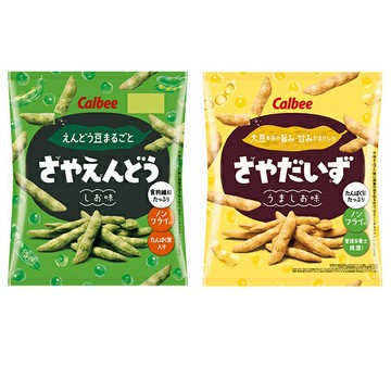 【江戶物語】卡樂比 Calbee 鹽味 豌豆條 大豆脆條 薄鹽 豌豆酥 豌豆餅乾 黃豆 植物蛋白 食物纖維 本原裝進口