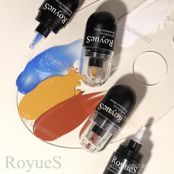 RoyueS美妝 彩色調色液 美黑 粉底液 調和 冷暖色係 輕透 粉底調色液