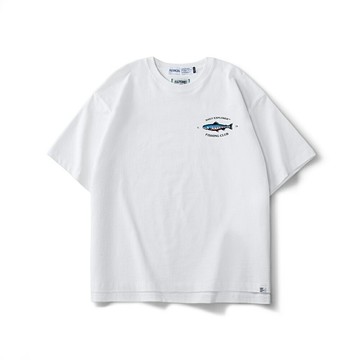 【全館滿額折】 Filter017Daily Exploer™ Fishing Club Washed Tee 白 日常探尋者系列-釣魚俱樂部洗舊短袖 H7077【新竹皇家】