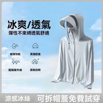 台灣出貨 防曬衣 冰絲防曬衣男女 夏季防紫外綫防曬衫 超薄透氣防曬服 遮陽外套 防曬薄外套 防曬外套男 男女可穿防曬衫