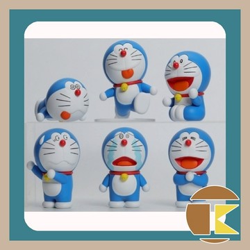 【4月預購】哆啦A夢表情包系列盲盒 收藏搞笑角色 一中盒6入｜愛蛋客