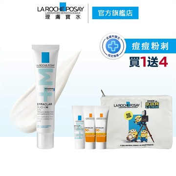 理膚寶水 淨痘無瑕極效精華 DUO+M 40ml 4件組 痘痘粉刺 官方旗艦店