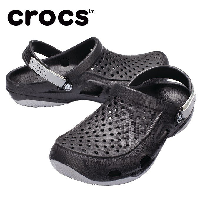 クロックス サンダル メンズ swiftwater deck clog スウィフトウォーター デック クロッグ 203981-02G crocs od  通販 LINEポイント最大0.5%GET | LINEショッピング