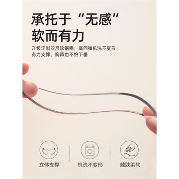 莉莉摩達大胸顯小內衣女夏季薄款小胸上托防下垂法式蕾絲文胸套裝