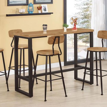 Boden-卡西法4.7尺工業風吧台桌/吧檯桌/高腳長桌/休閒桌/洽談桌