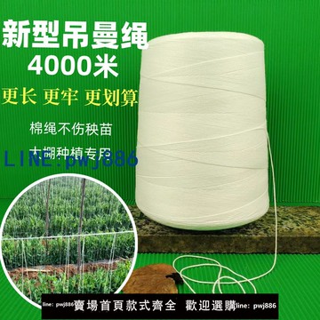 【台灣公司 可打統編】蔬菜吊秧棉繩大棚黃瓜西紅柿豌豆吊曼吊繩線綁繩系繩線吊瓜繩線