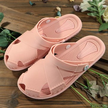 進口軟底越南溫突涼鞋女兩用鞋包頭戶外洞洞鞋硅膠橡膠鞋涼拖鞋夏