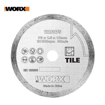 WORX 76MM 金剛石切割片 abrasive cutting blade WA6075