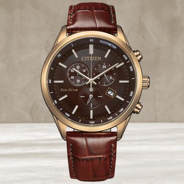 CITIZEN星辰 GENTS系列 亞洲限定款 光動能計時腕錶 AT2573-07X