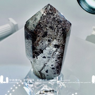 中森寶石🔮美物 黑毒液超七 原礦 晶柱 黑草莓 雲母水晶 三輪骨幹水晶 黑超七 超七水晶 蝌蚪 骨幹水晶