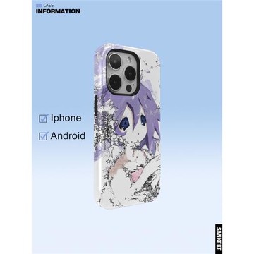 三殼殼原創小眾高級韓國涂層菲林二合一手機保護殼適用于蘋果15promax/plus/14/13/12/11/五角星元素手機殼