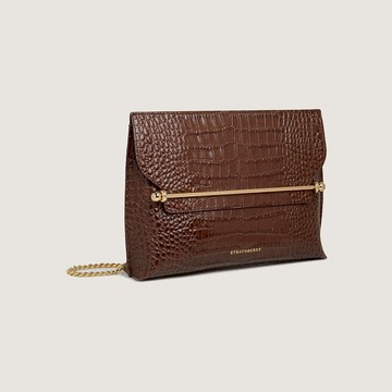 Strathberry - Stylist - Crossbody Leather Clutch - Brown
