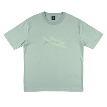 KANGOL 短T 短袖 淺綠 立體LOGO 涼感 圓領T 中性 6325101071