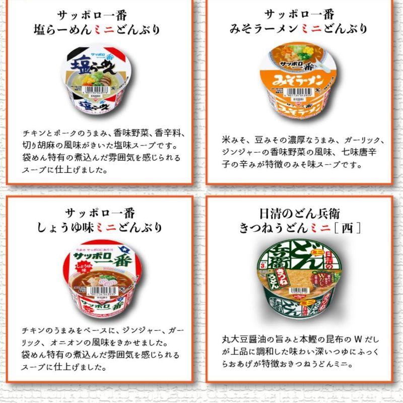 カップ麺 箱買い 詰め合わせ ミニシリーズ 12種セット カップラーメン ミニ 日清