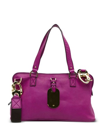 Mulberry - 2015-2022 East West Shimmy satchel bag - women - Calf Leather - One Size - Purple