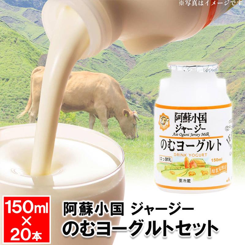 阿蘇小国 ジャージー のむヨーグルト セット 150ml×20本