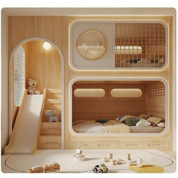 免運公司貨 樹屋床 兒童床 太空舱上下双层床 全实木儿童原木风高低床 子母床 上下铺城堡树屋床 可開發票 全館五折 工廠現貨直銷 新品特價 z11012