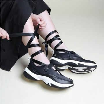 Nike 芭蕾舞鞋 W Jordan Pointe 女鞋 黑 瑪莉珍 綁帶 休閒鞋 IB8597-001