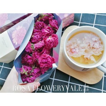 洛施花舍玫瑰花茶送高顏值可愛ins風夏季新款耐高溫玻璃杯茶葉罐